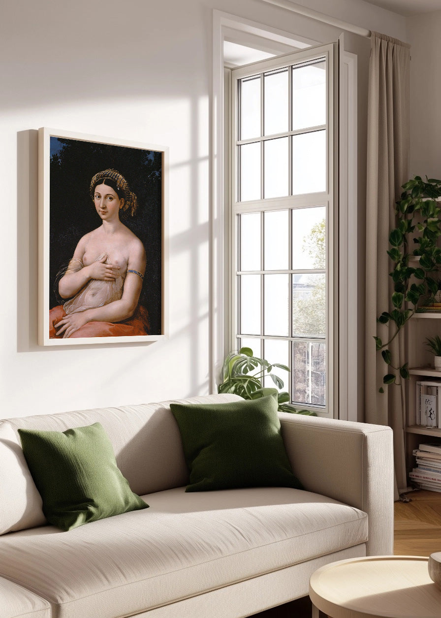Cuadro Retrato de La Fornarina (Rafael Sanzio)
