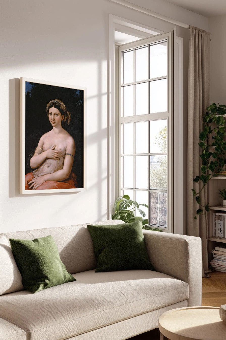Cuadro de Retrato de La Fornarina (Rafael Sanzio) - Fine Artic