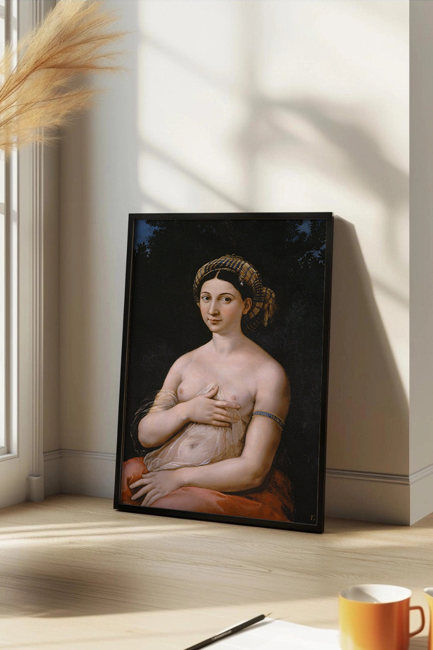 Cuadro de Retrato de La Fornarina (Rafael Sanzio) - Fine Artic