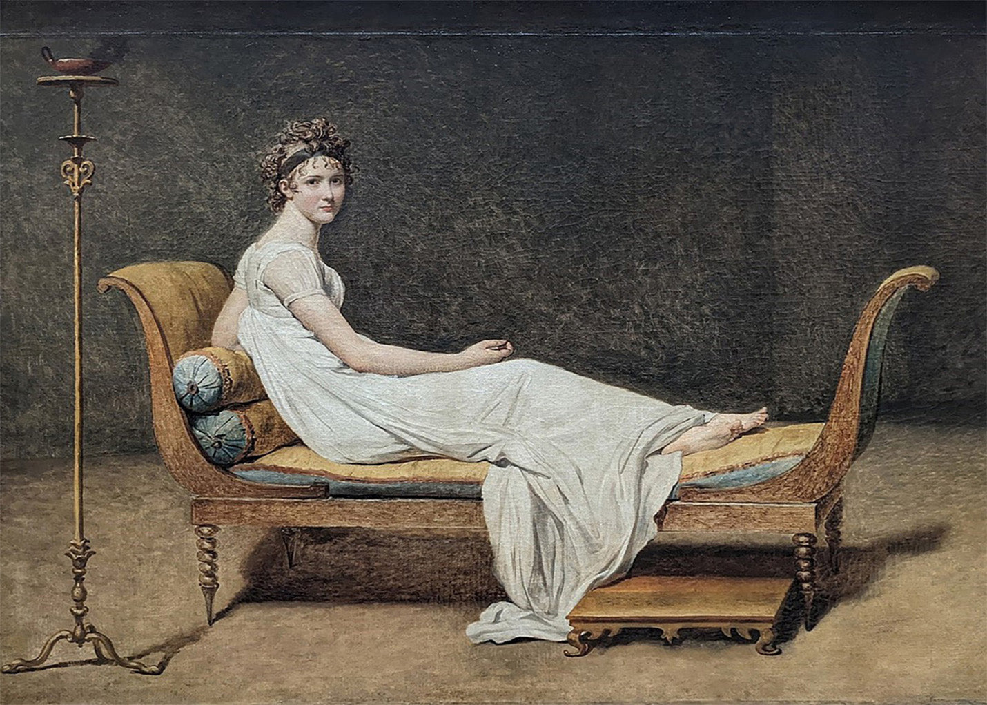 Cuadro Retrato de Madame Récamier (Jacques-Loise David)