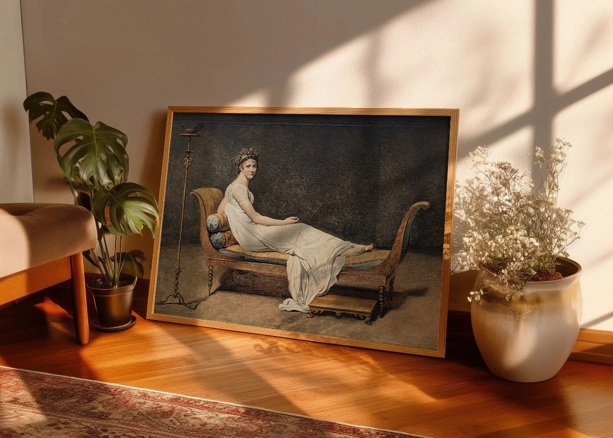 Cuadro Retrato de Madame Récamier (Jacques-Loise David)