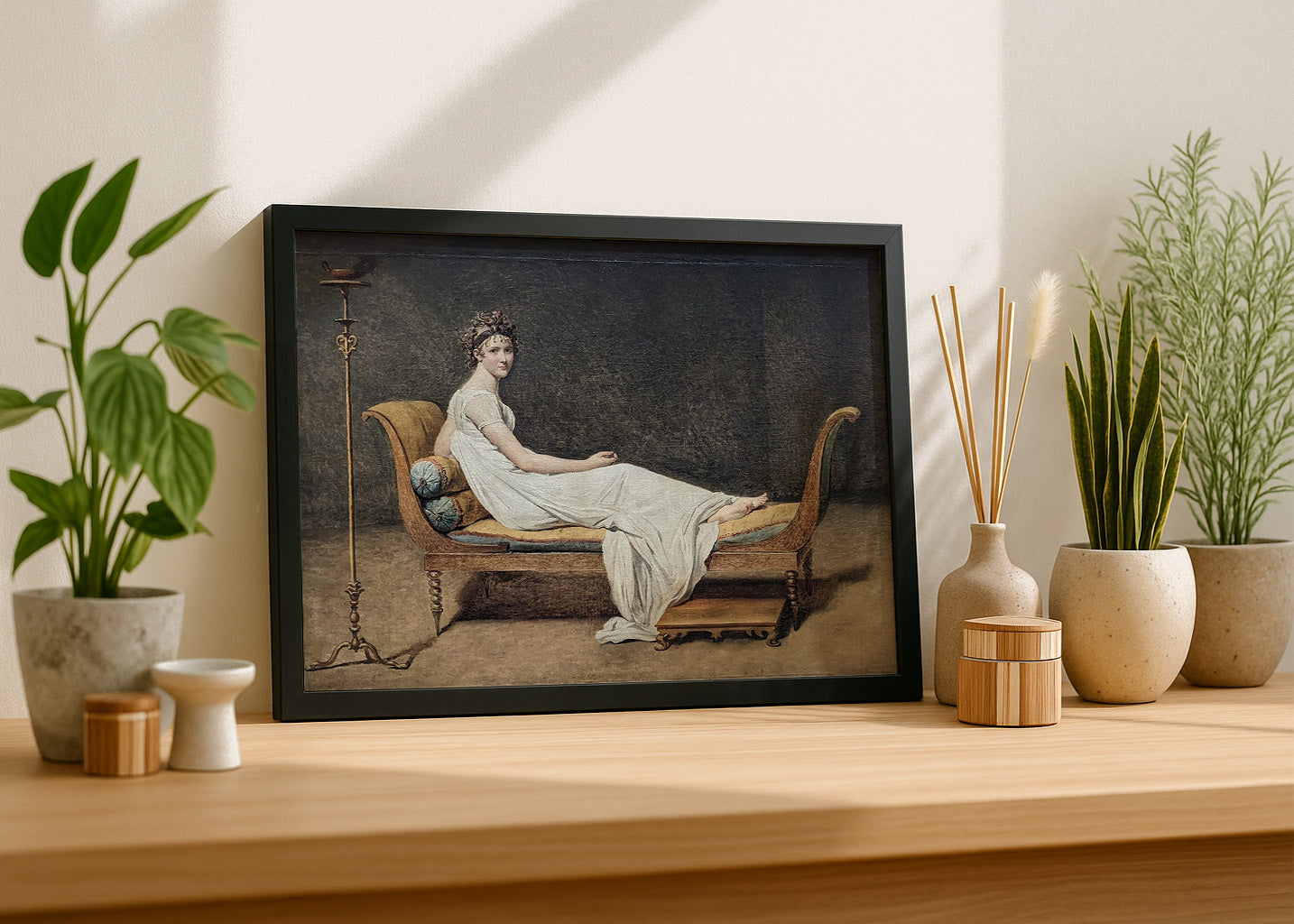 Cuadro Retrato de Madame Récamier (Jacques-Loise David)