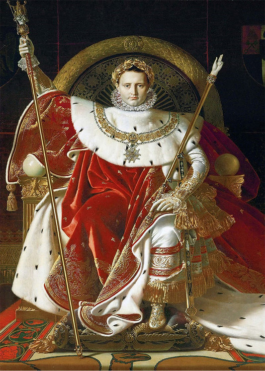 Cuadro Retrato de Napoleón I en su trono imperial (Ingres)