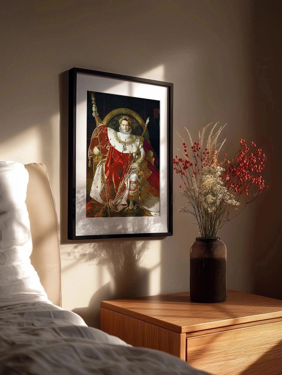 Cuadro Retrato de Napoleón I en su trono imperial (Ingres)