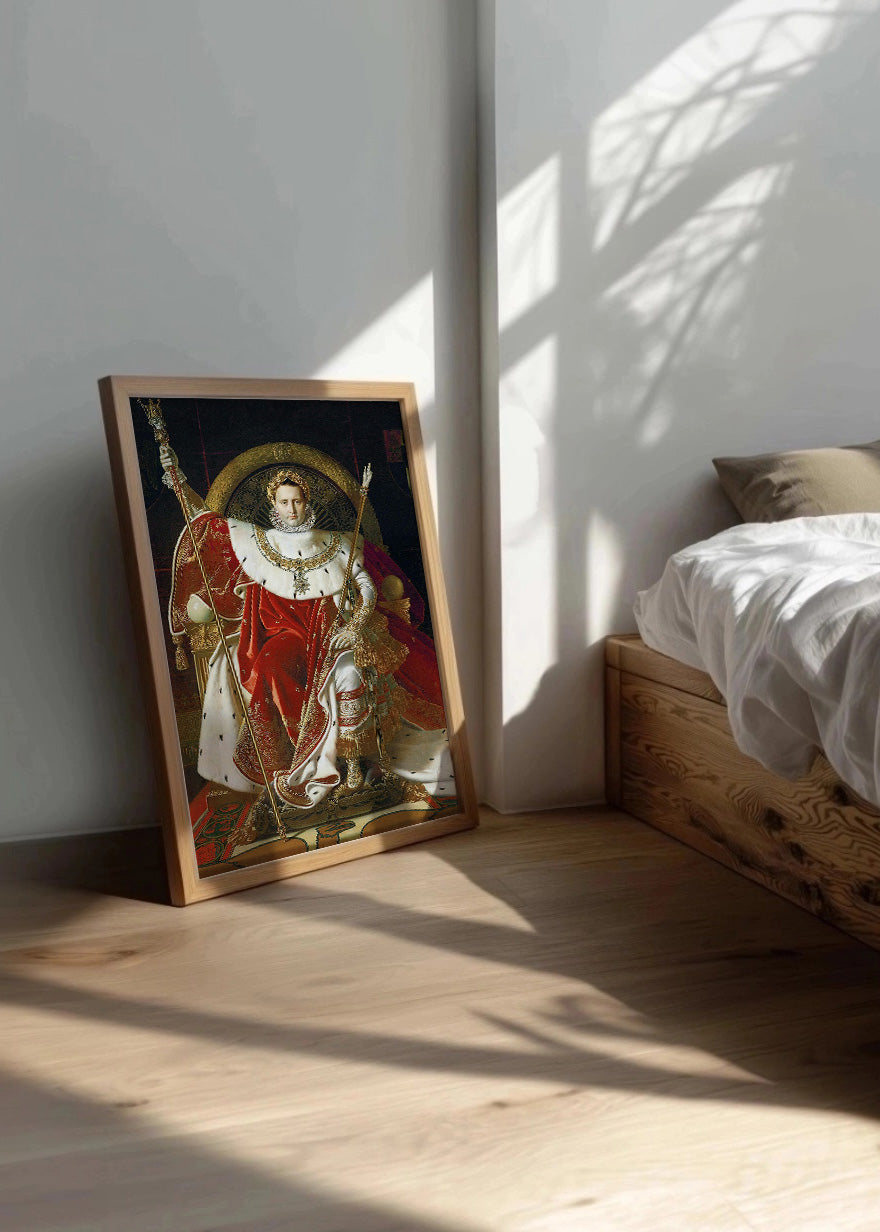 Cuadro Retrato de Napoleón I en su trono imperial (Ingres)