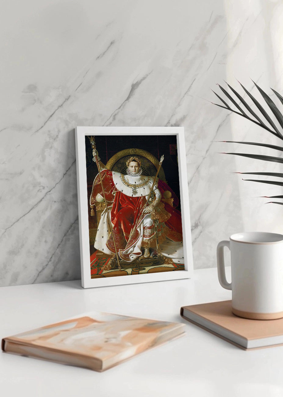Cuadro Retrato de Napoleón I en su trono imperial (Ingres)