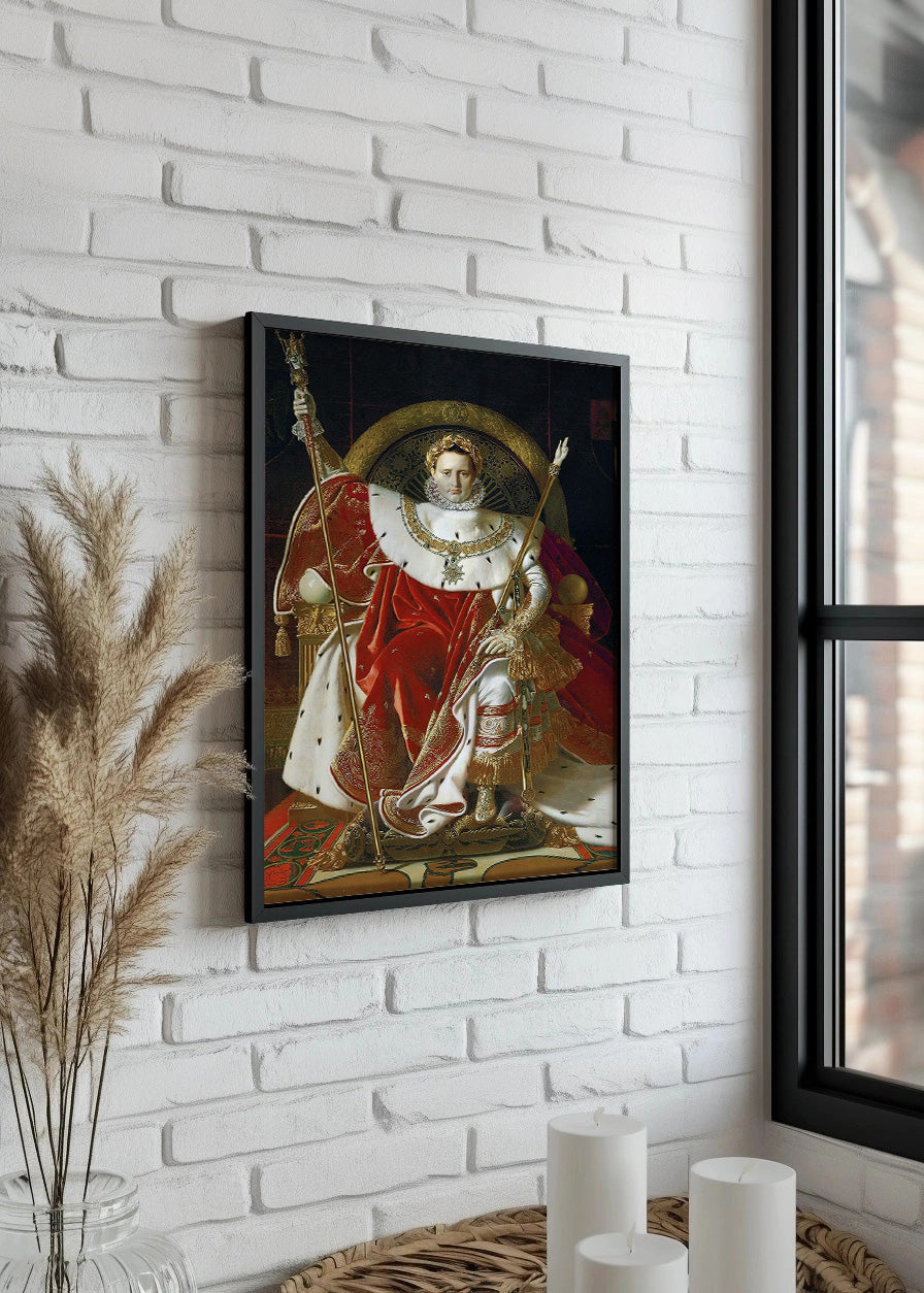Cuadro Retrato de Napoleón I en su trono imperial (Ingres)