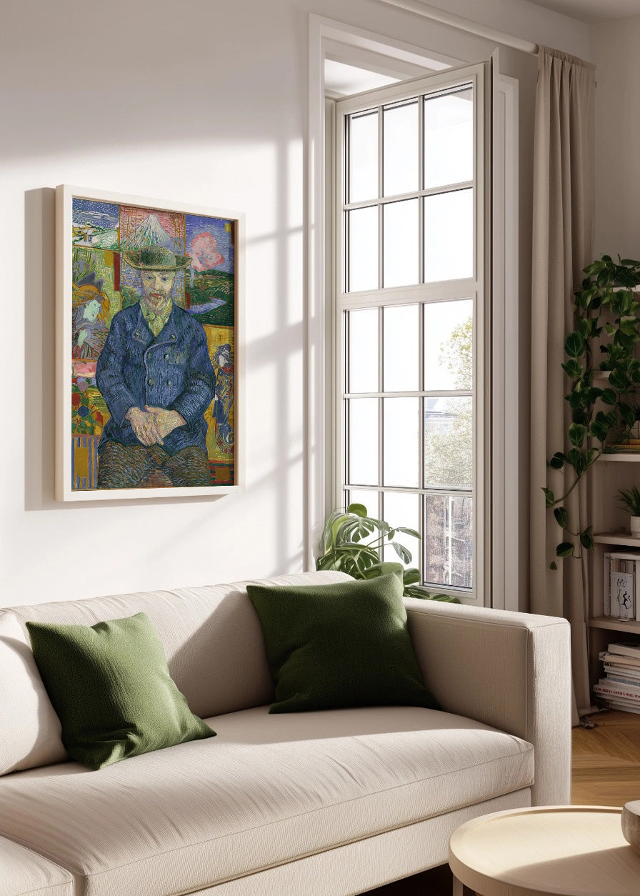 Cuadro Retrato de Pere Tanguy (Van Gogh)