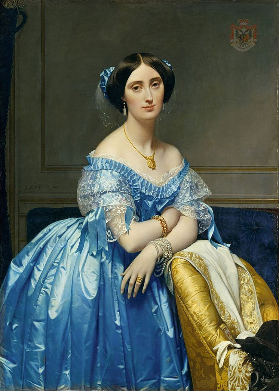 Cuadro Retrato de la Princesa de Broglie (Ingres)