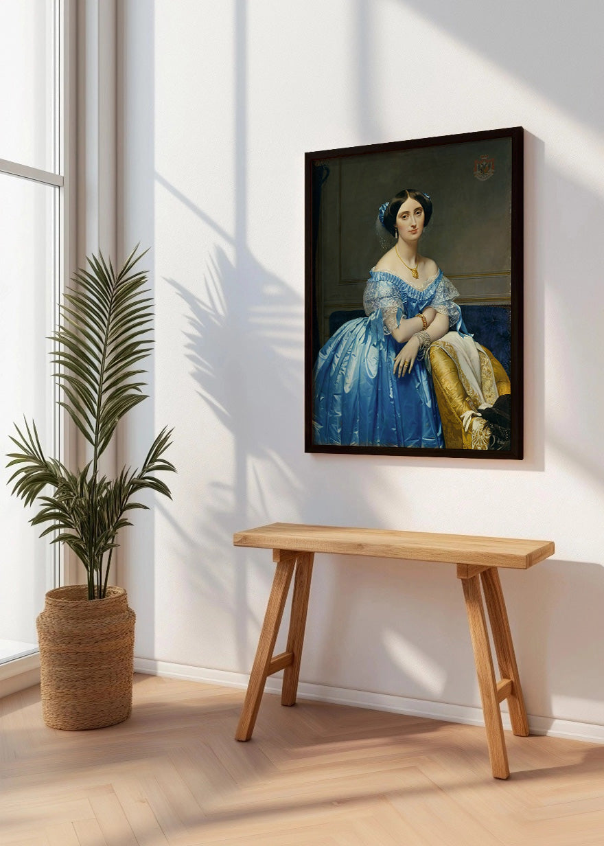Cuadro Retrato de la Princesa de Broglie (Ingres)