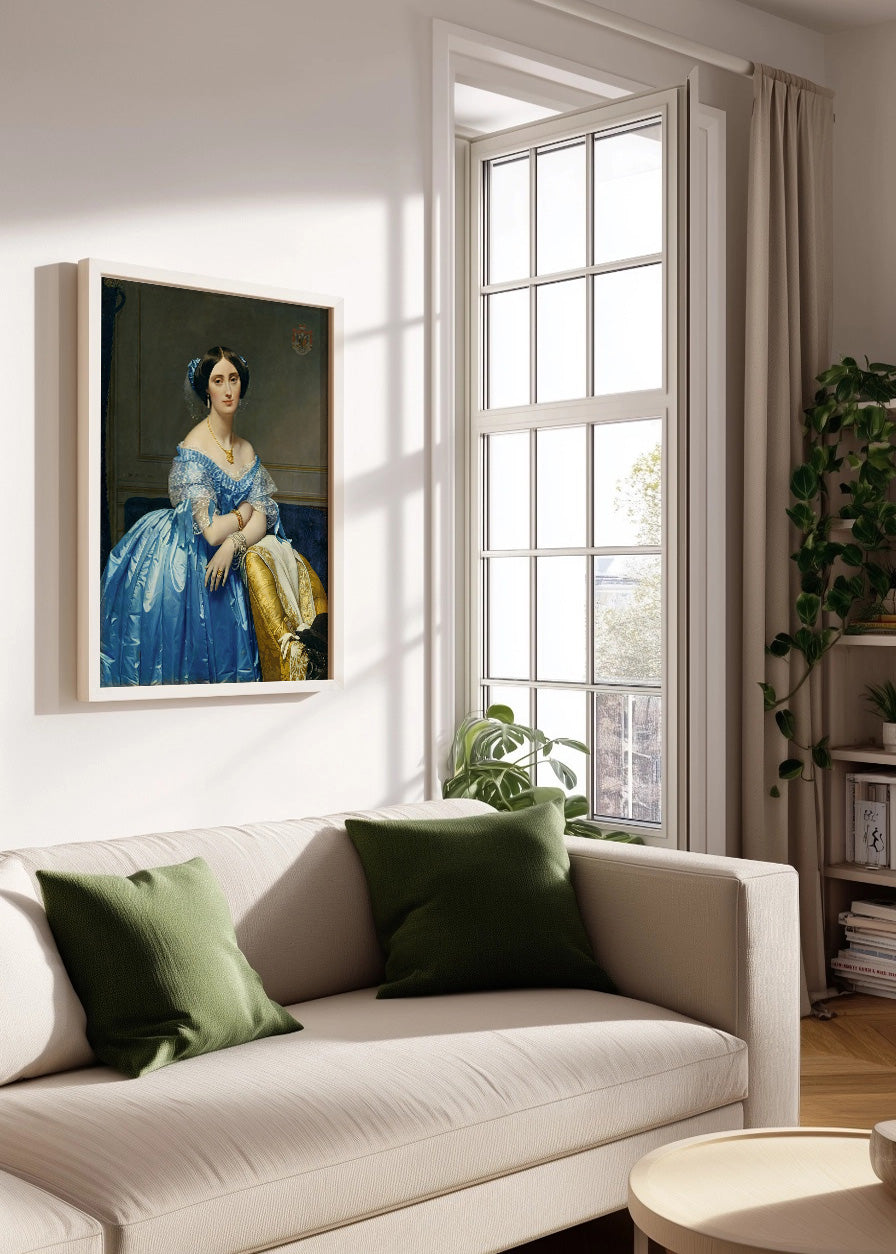 Cuadro Retrato de la Princesa de Broglie (Ingres)