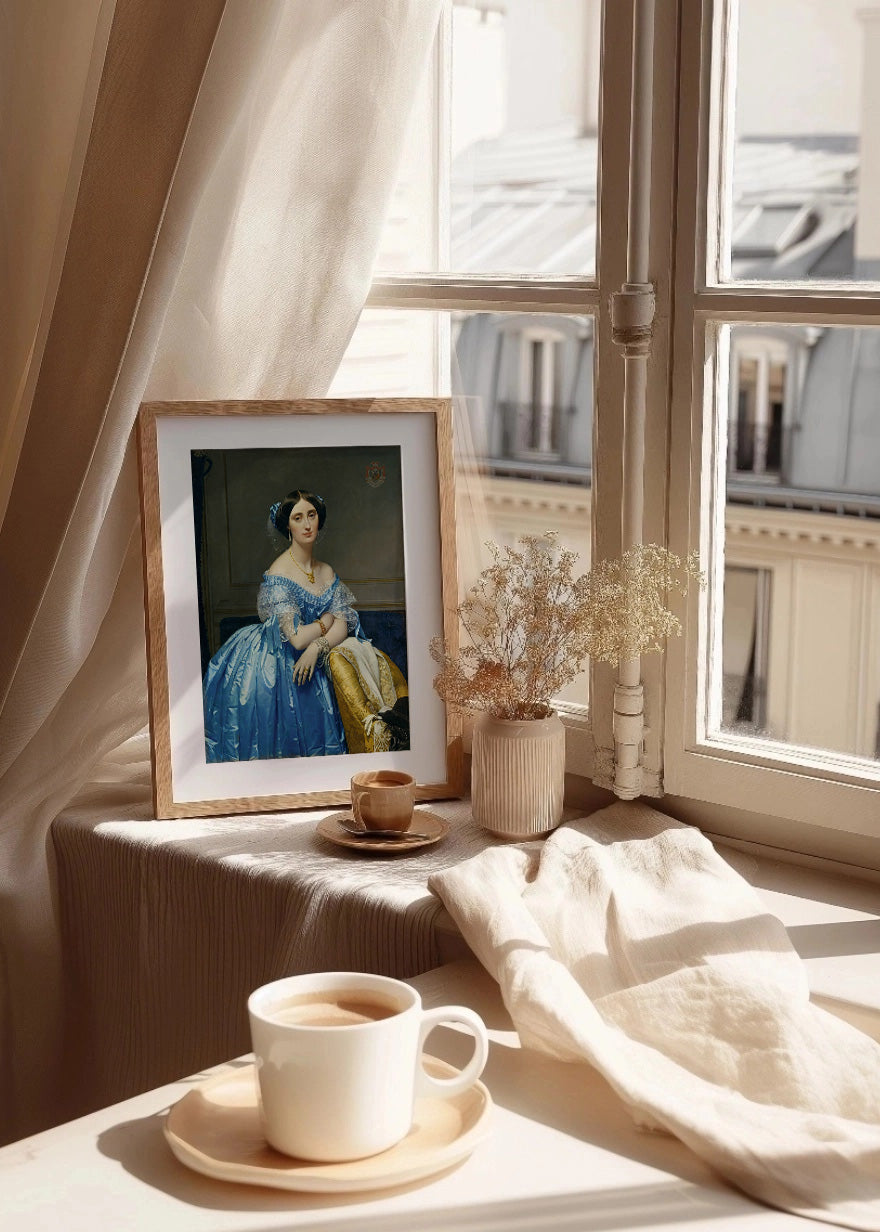 Cuadro Retrato de la Princesa de Broglie (Ingres)