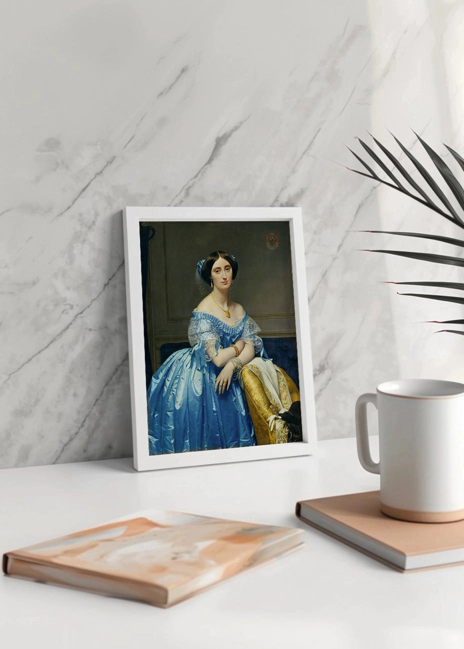 Cuadro Retrato de la Princesa de Broglie (Ingres)