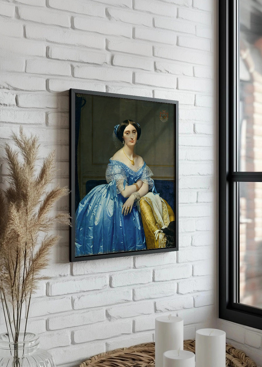 Cuadro Retrato de la Princesa de Broglie (Ingres)