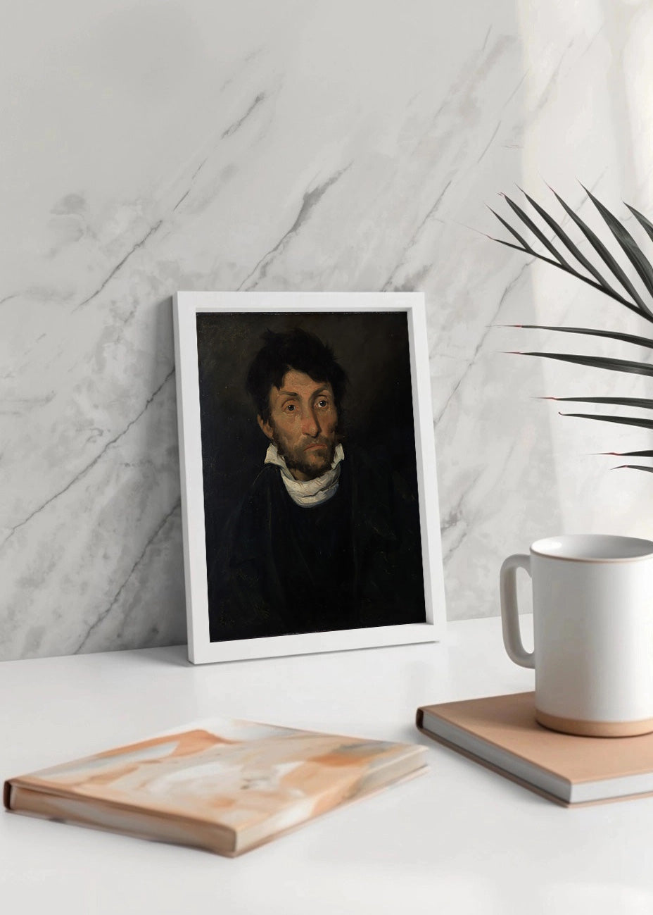 Cuadro Retrato de un cleptómano (Theodore Gericault)