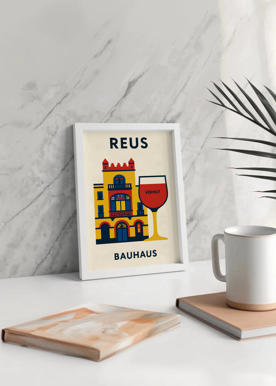 Cuadro Reus Poster Bauhaus