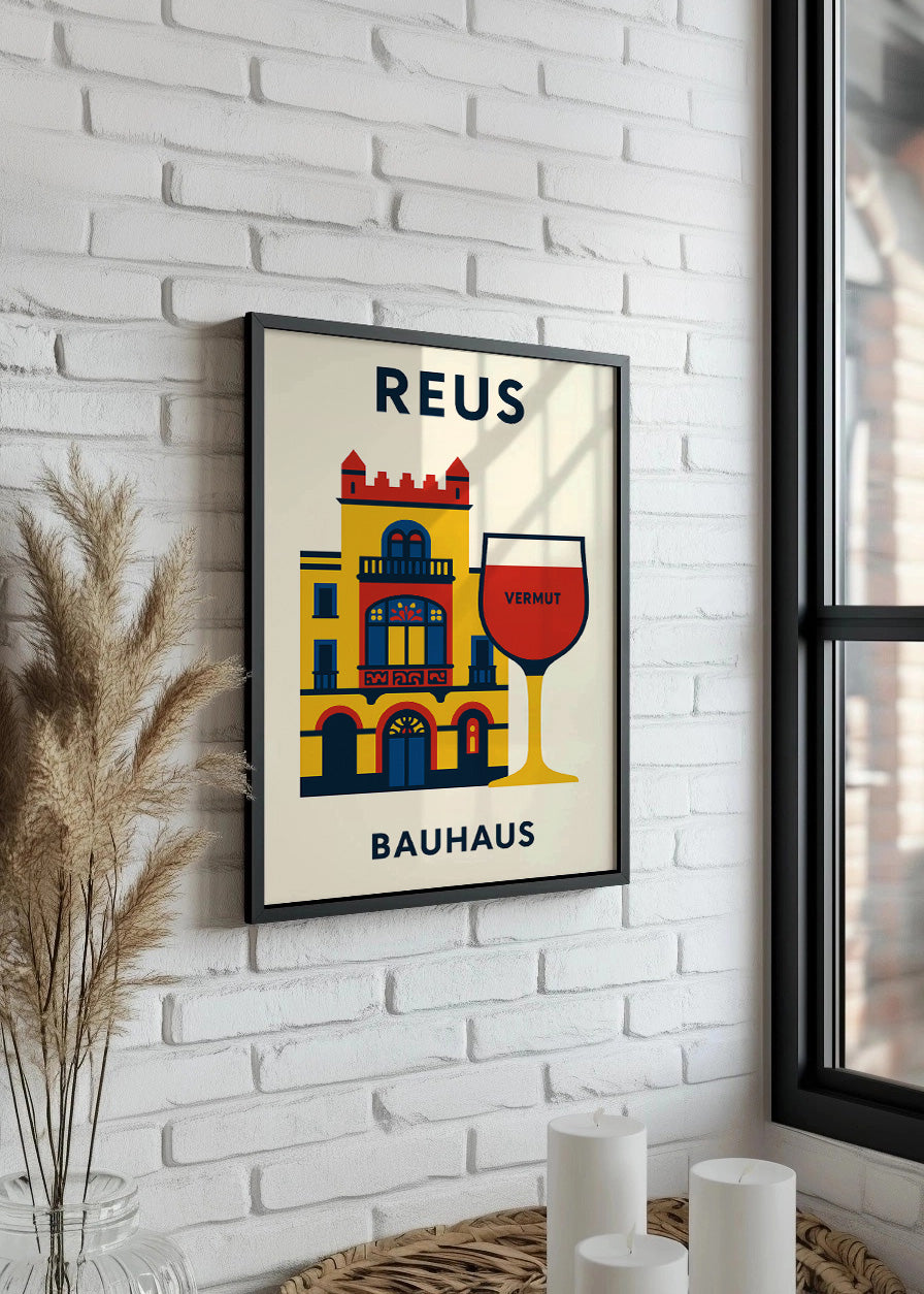 Cuadro Reus Poster Bauhaus