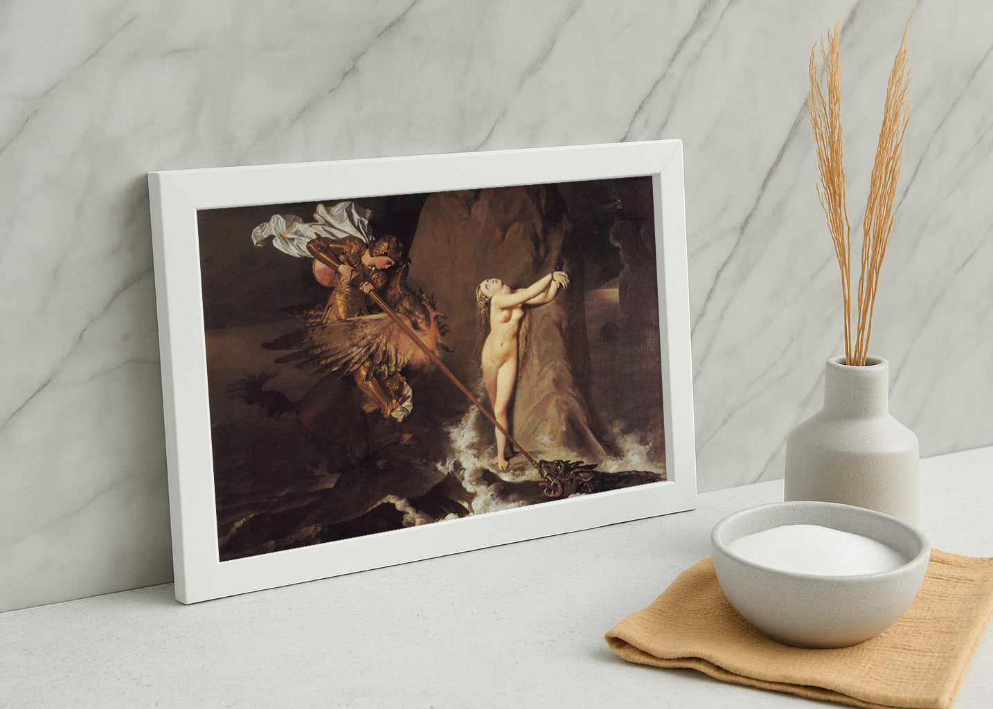 Cuadro Roger liberando a Angélica (Ingres)