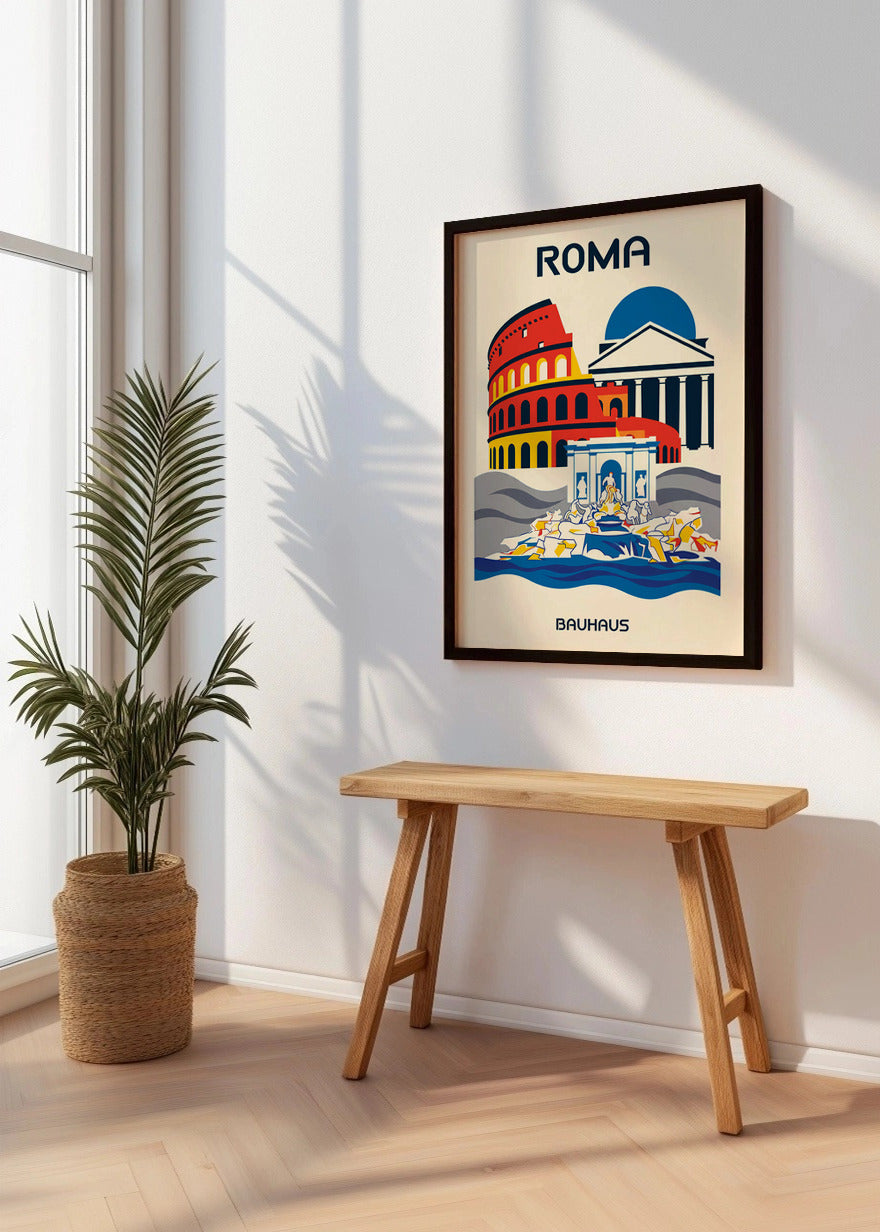 Cuadro Roma Poster Bauhaus