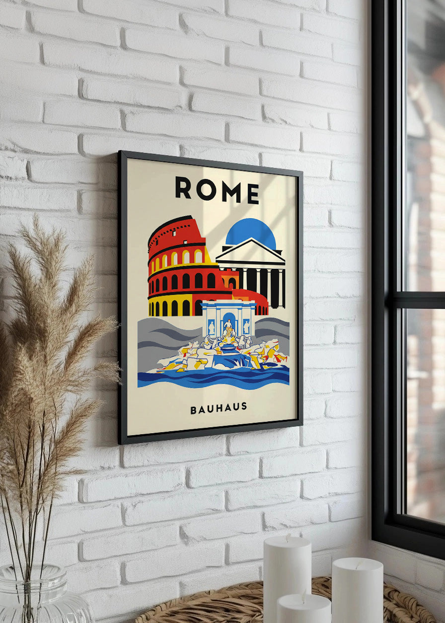 Cuadro Rome Poster Bauhaus