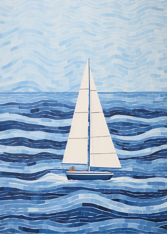 Cuadro Royal sailboat