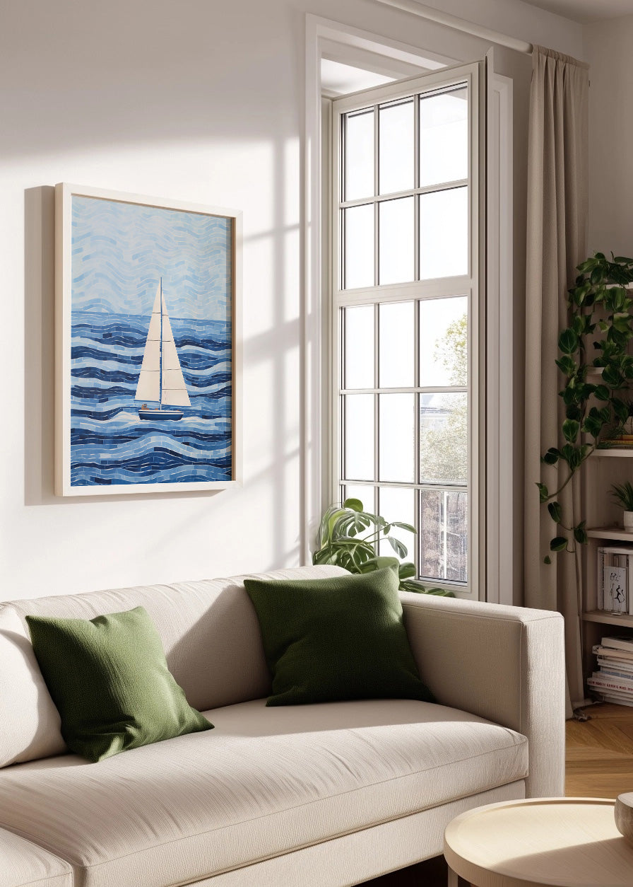 Cuadro Royal sailboat