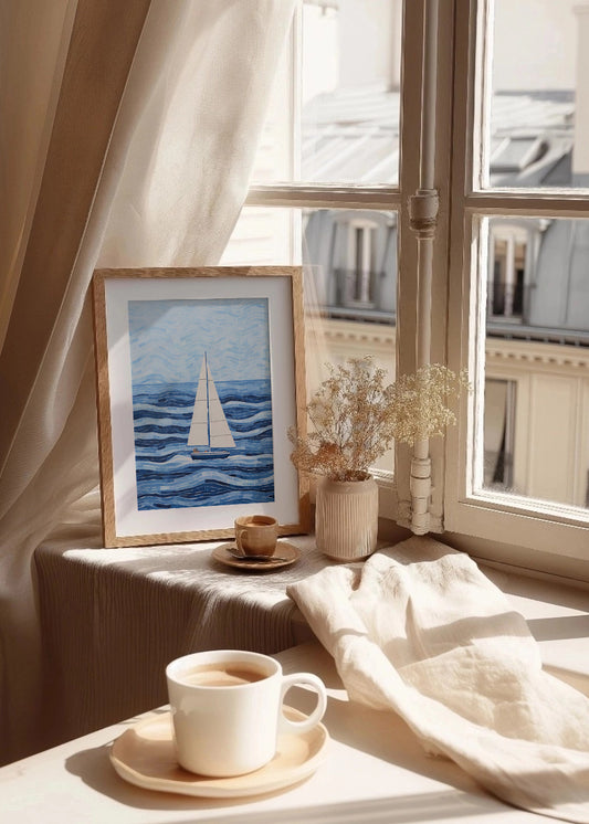 Cuadro Royal sailboat