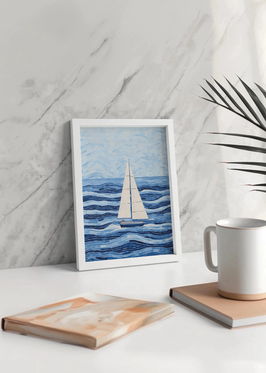 Cuadro Royal sailboat
