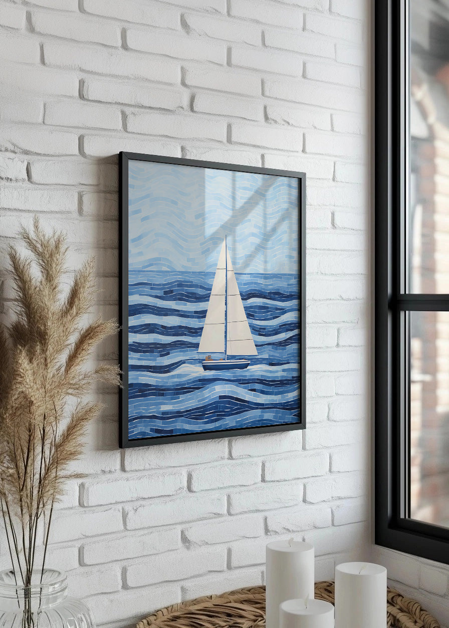 Cuadro Royal sailboat