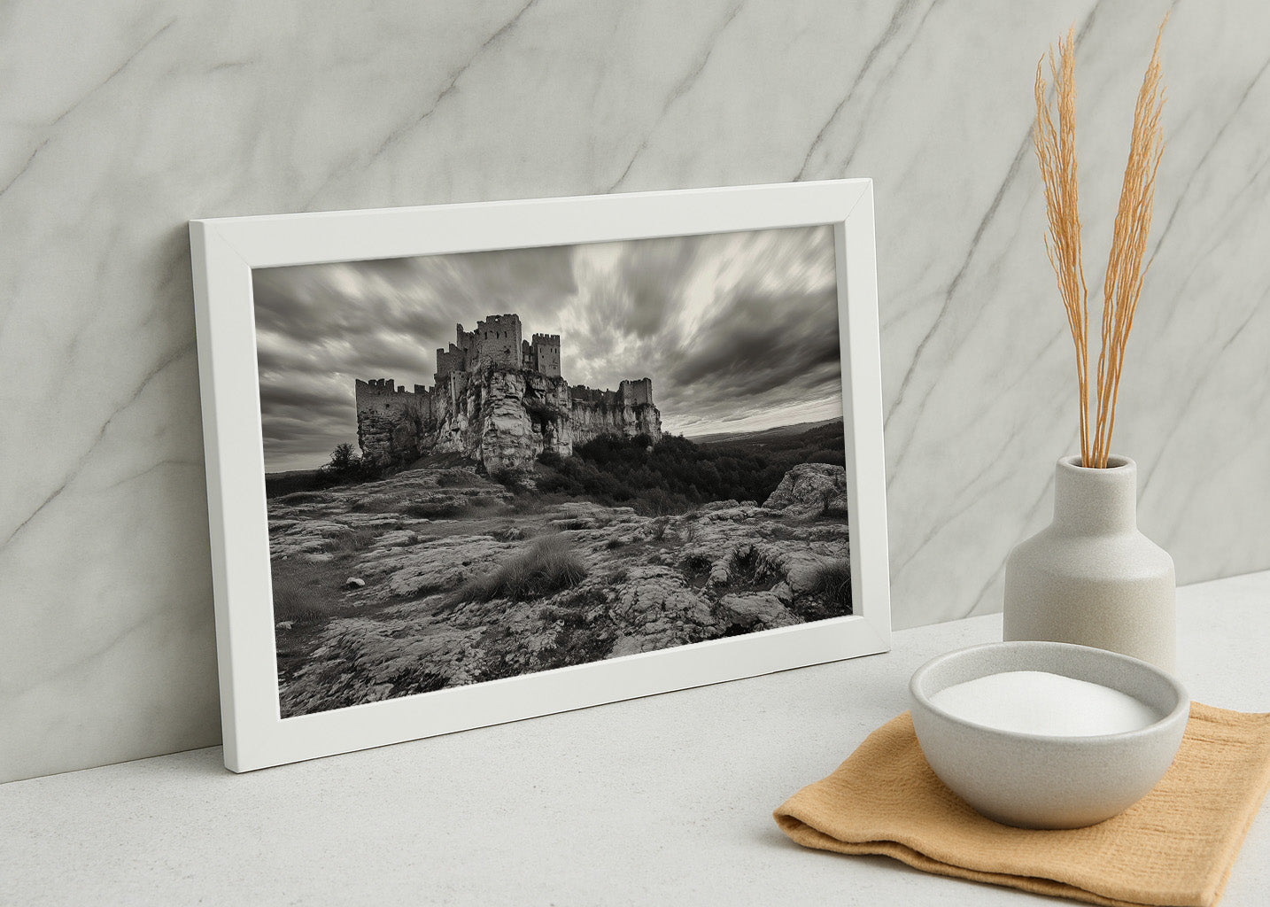 Cuadro Ruinas de castillo medieval