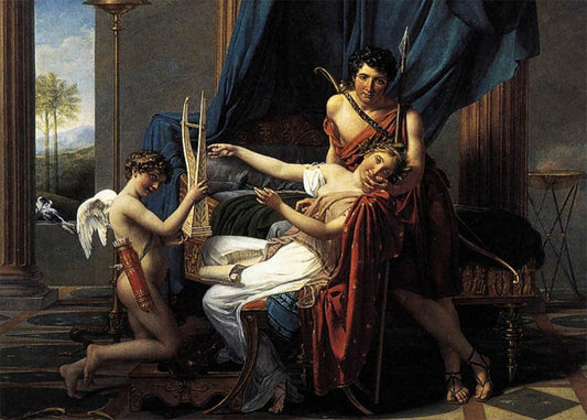 Cuadro Safo y Faón (Jacques-Louise David)