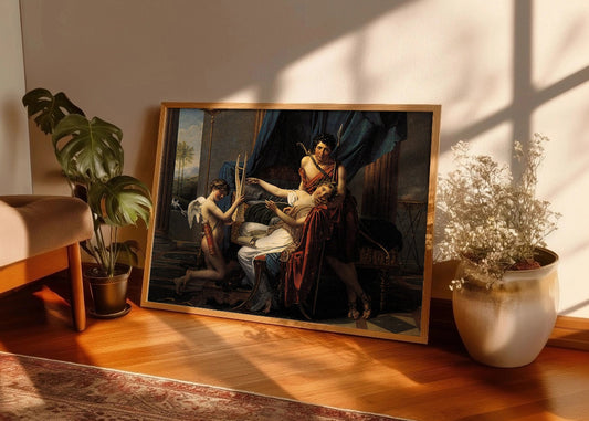 Cuadro Safo y Faón (Jacques-Louise David)