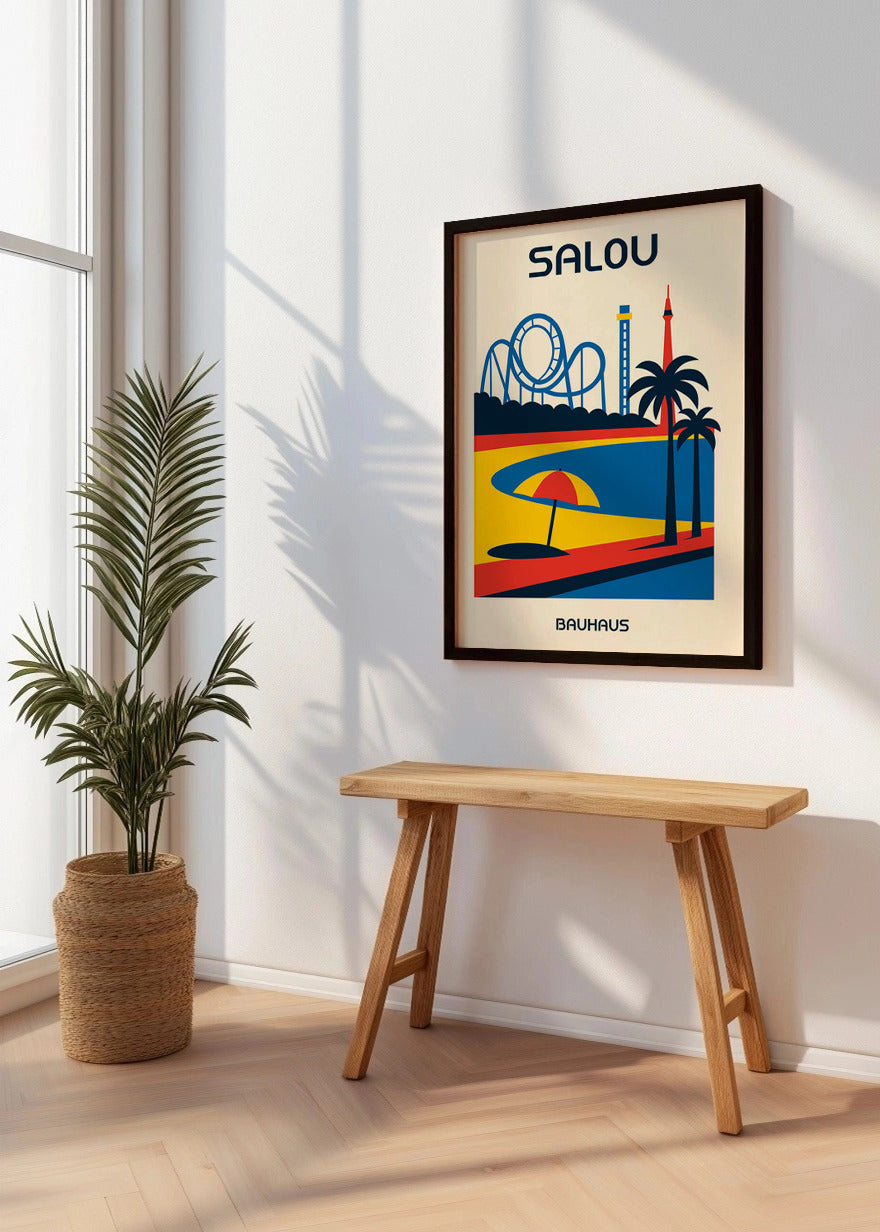 Cuadro Salou Poster Bauhaus