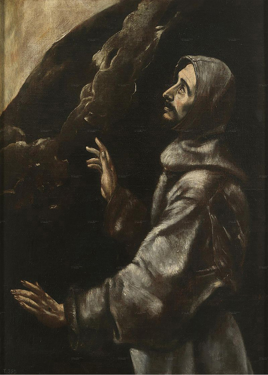 Cuadro San Francisco en éxtasis (El Greco)