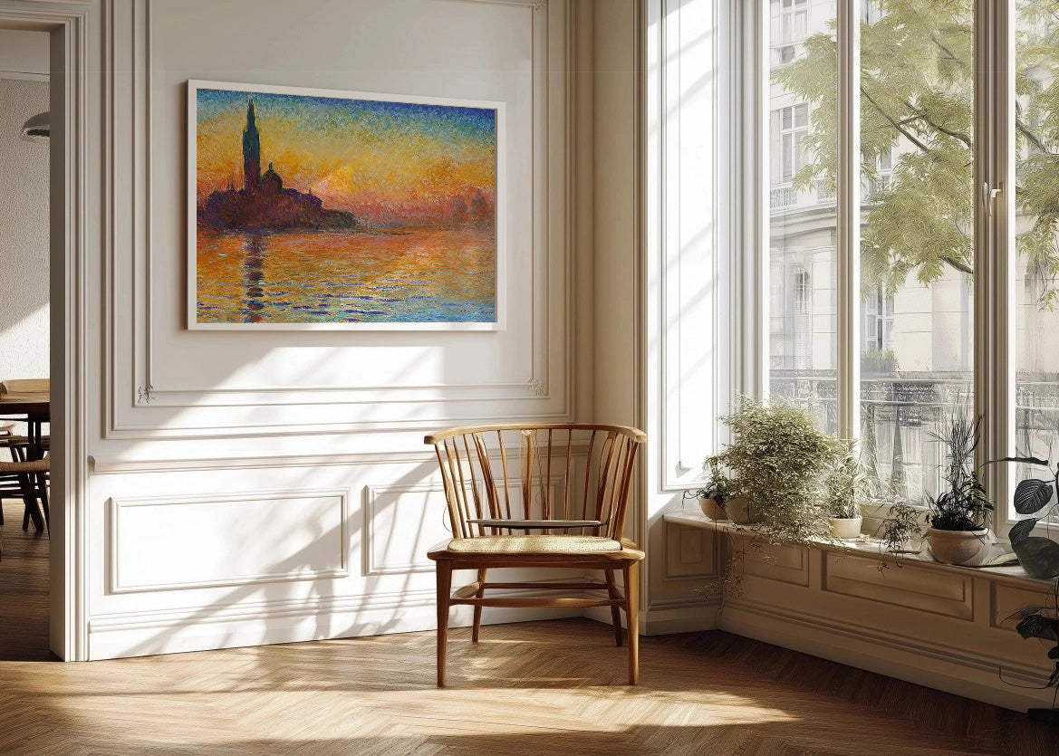 Cuadro San Giorgio Maggiore crepúsculo (Claude Monet)