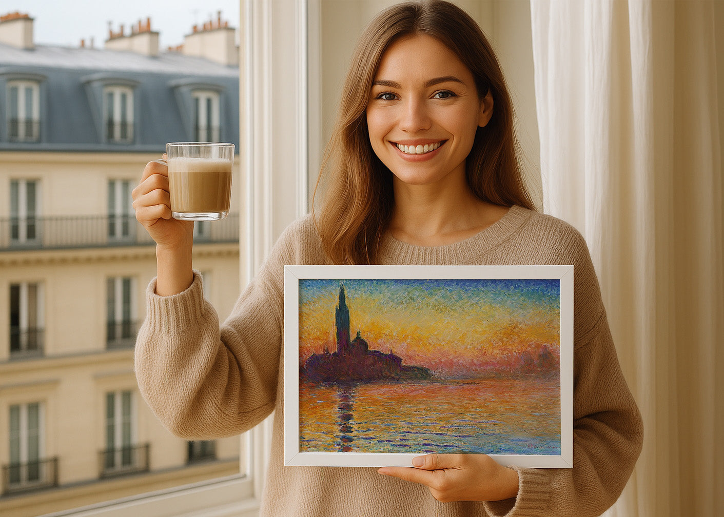 Cuadro San Giorgio Maggiore crepúsculo (Claude Monet)