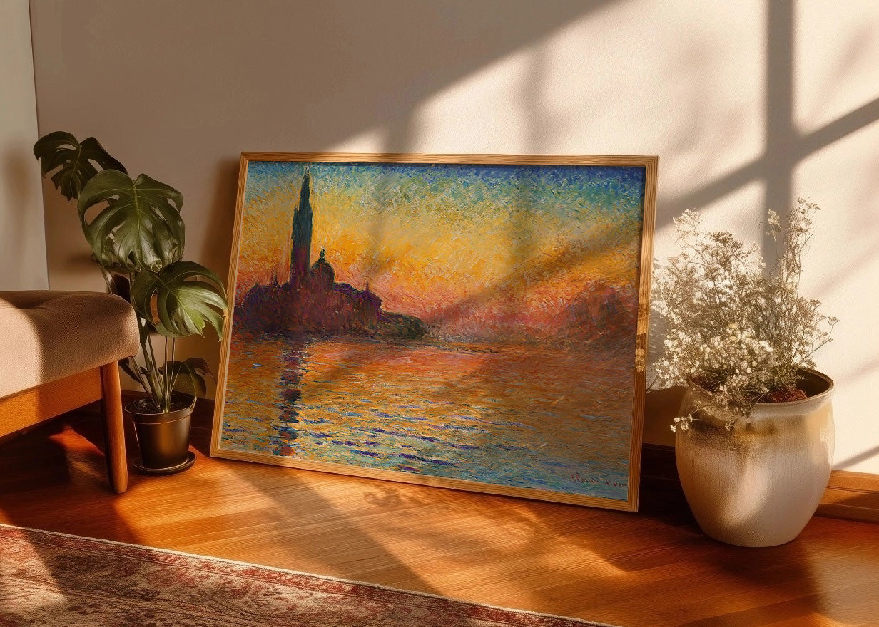 Cuadro San Giorgio Maggiore crepúsculo (Claude Monet)
