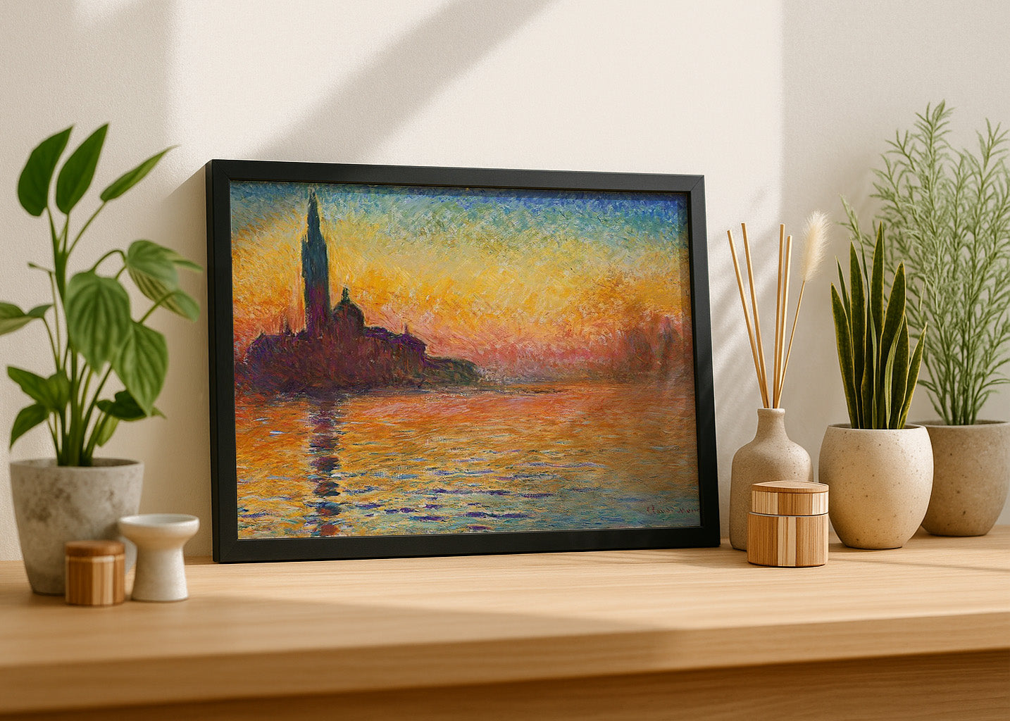 Cuadro San Giorgio Maggiore crepúsculo (Claude Monet)