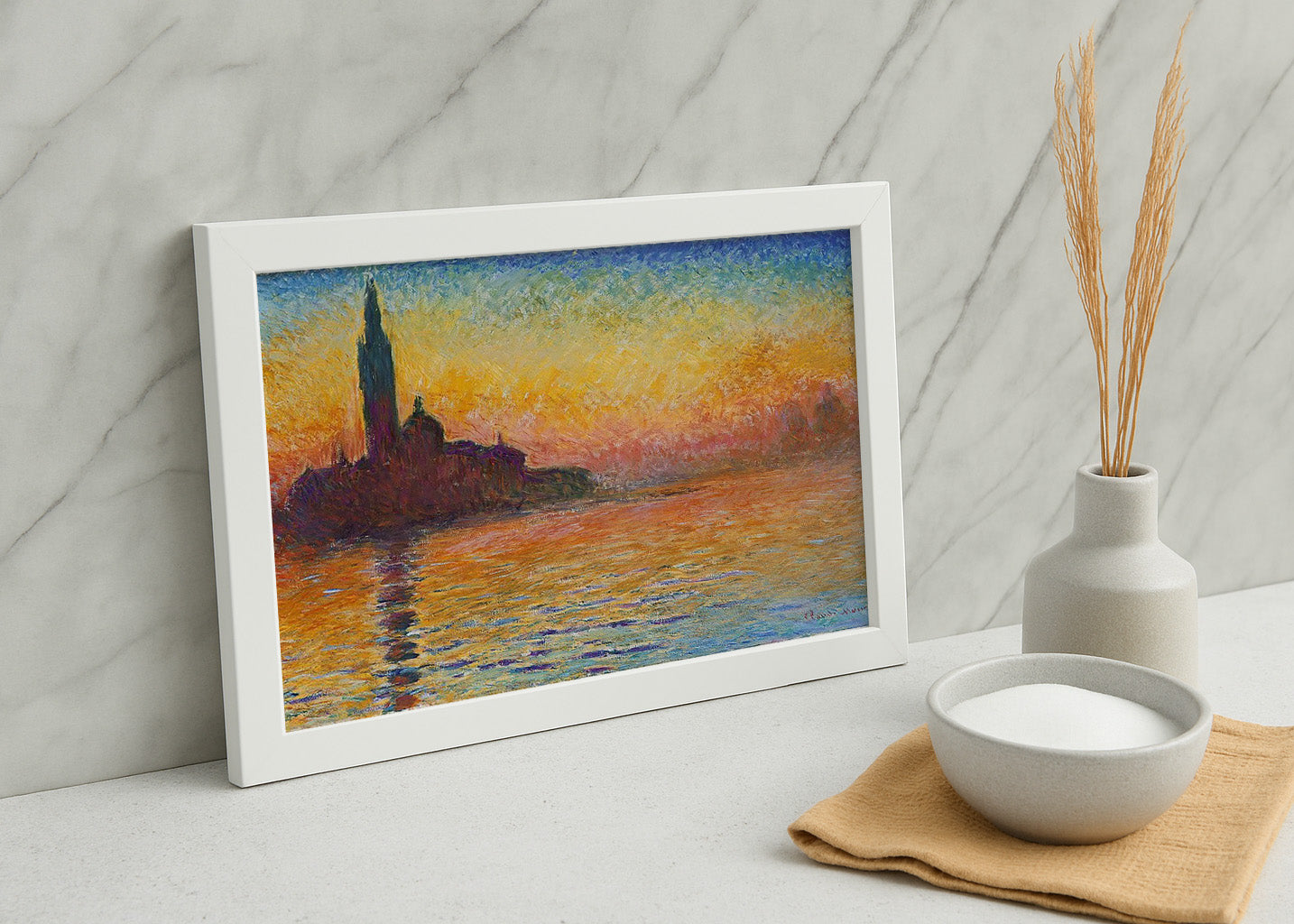 Cuadro San Giorgio Maggiore crepúsculo (Claude Monet)