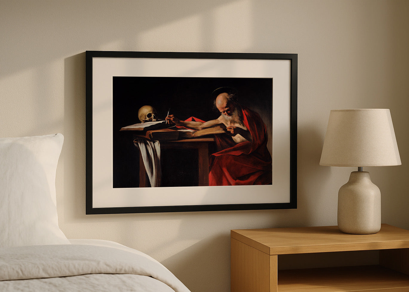 Cuadro San Jerónimo escribiendo (Caravaggio)