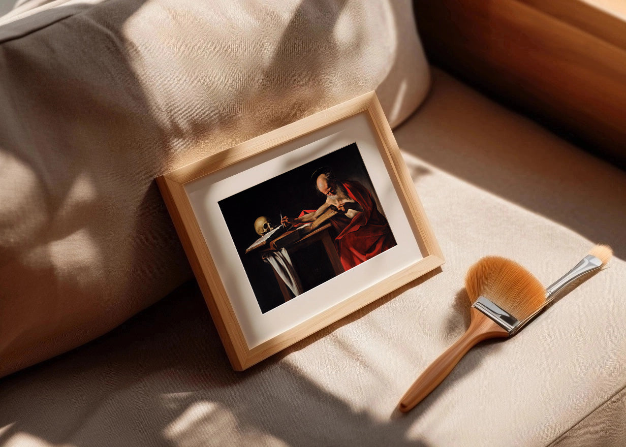 Cuadro San Jerónimo escribiendo (Caravaggio)