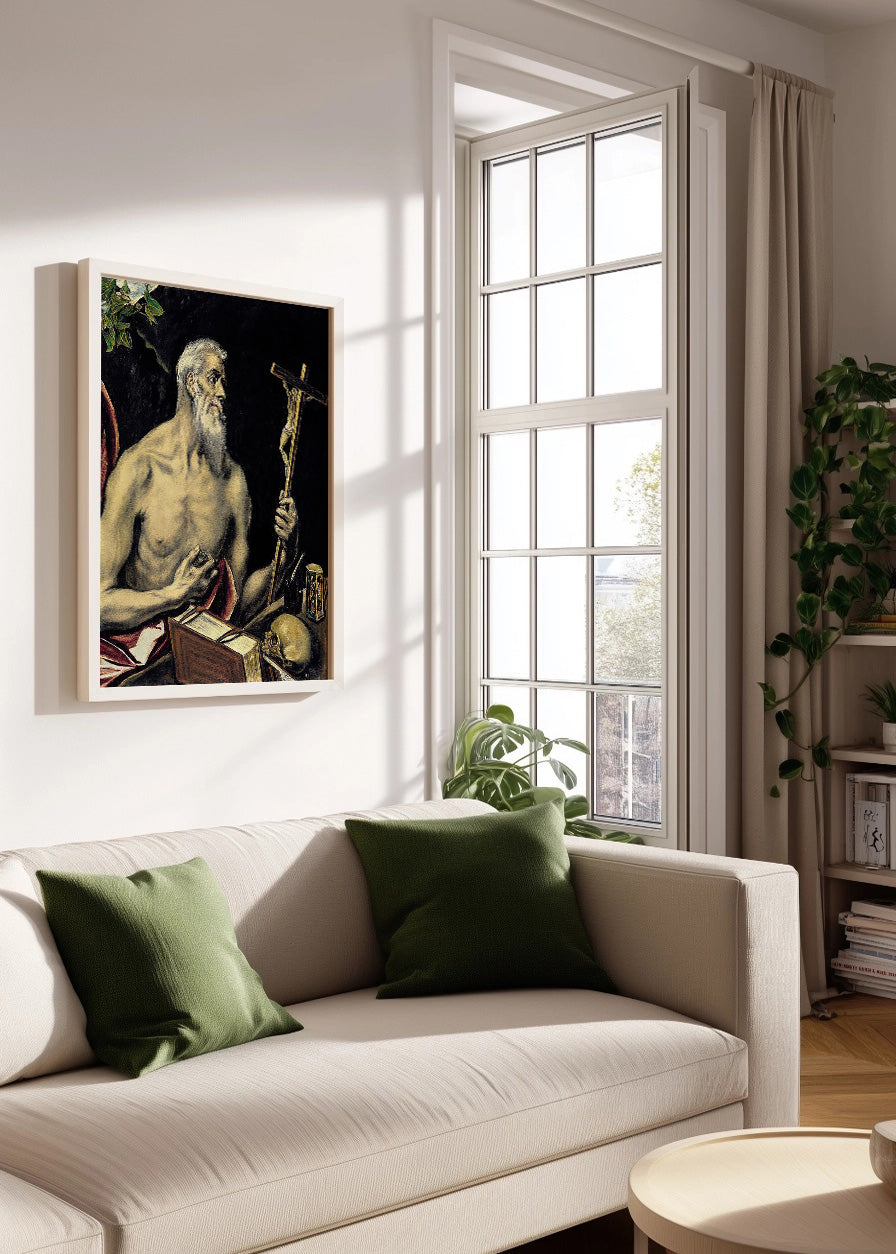 Cuadro San Jerónimo penitente (El Greco)