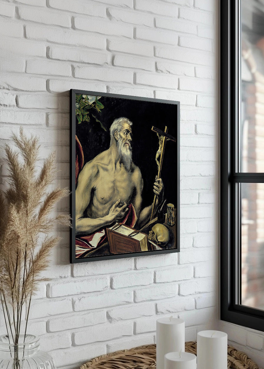 Cuadro San Jerónimo penitente (El Greco)