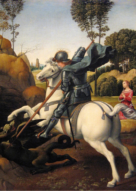 Cuadro San Jorge y el Dragón (Rafael)
