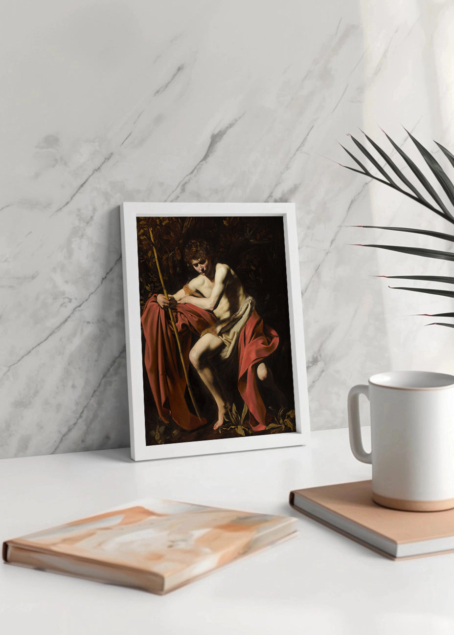Cuadro San Juan Bautista en el desierto (Caravaggio)