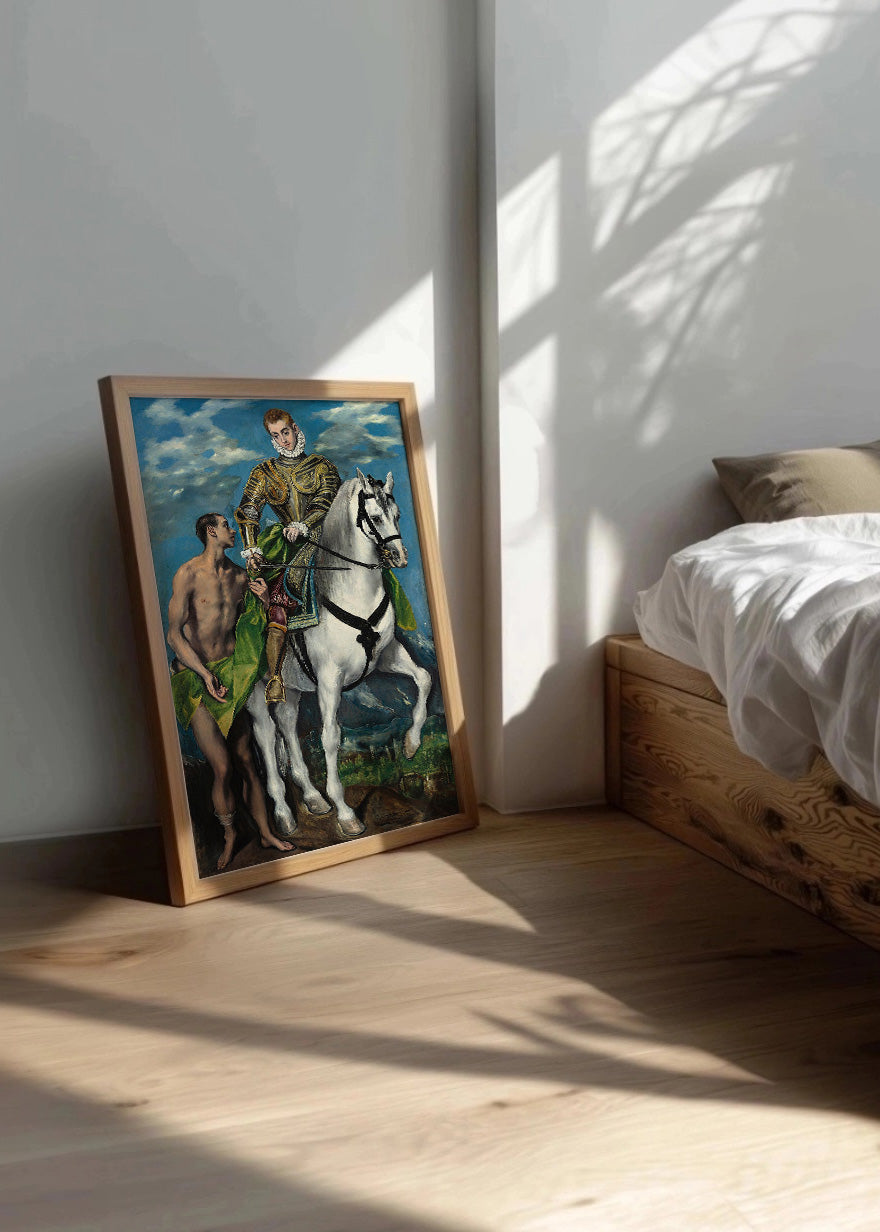 Cuadro San Martín y el mendigo (El Greco)