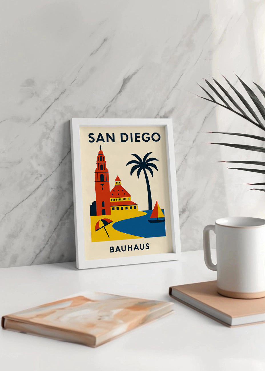 Cuadro San Diego Poster Bauhaus