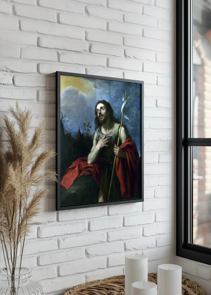 Cuadro San Juan Bautista en el Desierto (Murillo)