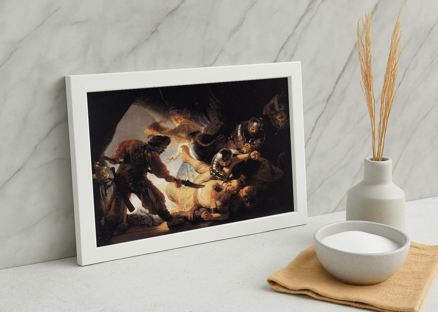 Cuadro Sansón cegado por los filisteos (Rembrandt)