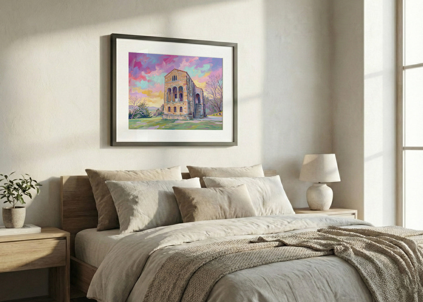 Cuadro Santa María del Naranco - Fauvismo
